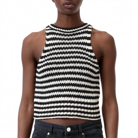 CLOSED Tops - NEW CLOSED women's knitted top in black